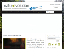 Tablet Screenshot of naturevolution.org